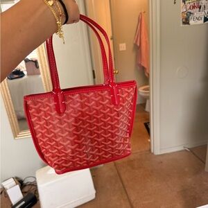 Red Mini Tote Bag